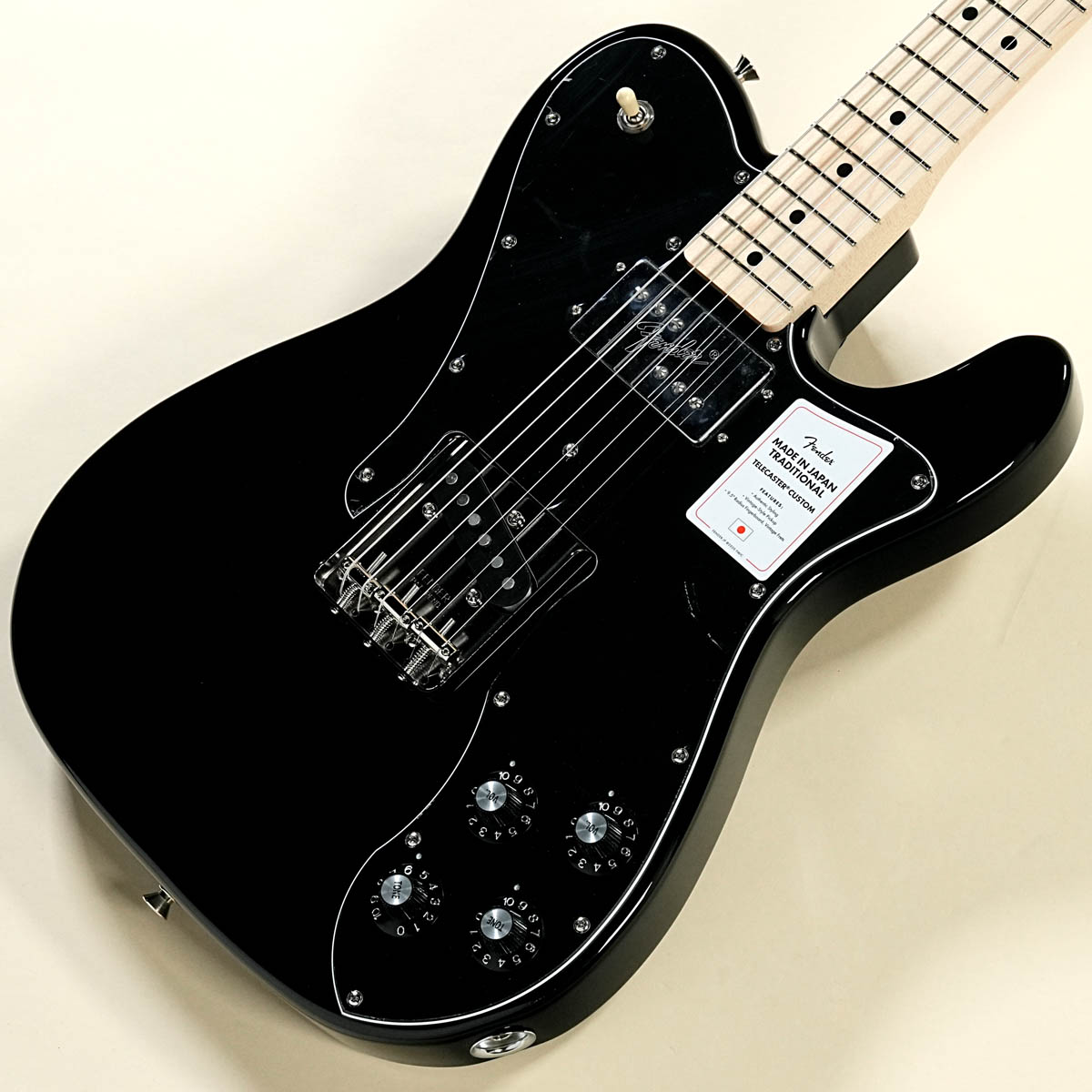 Fender / Made in Japan Traditional 70s Telecaster Custom Maple Fingerboard Black【渋谷店】【YRK】｜イシバシ楽器 17Shops