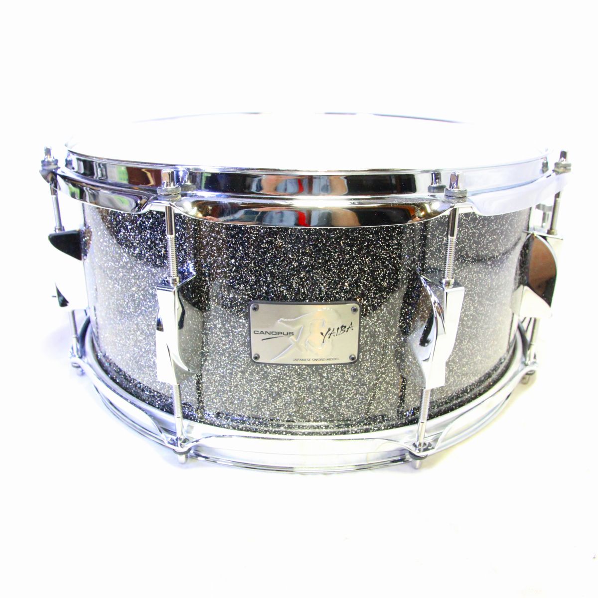 CANOPUS / JSM-1465-SBS-LQ Shadow Black Sparkle LQ 刃II YAIBA Maple Snare Drum 14x6.5 スネアドラム|イシバシ楽器 17Shops