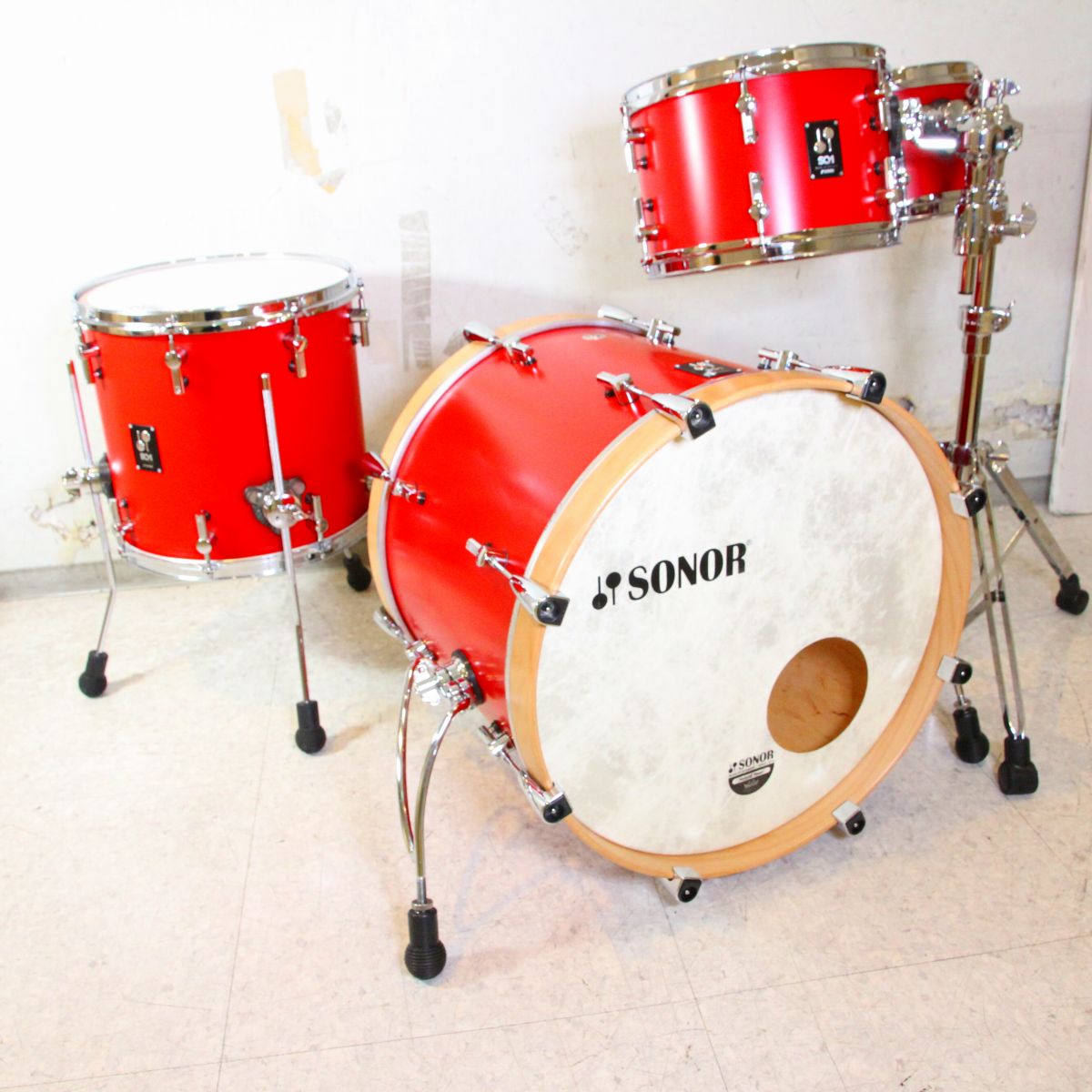 【中古】SONOR / SQ1 20/10/12/14 4pcs Drumkit Hot Rod Red 【池袋店】|イシバシ楽器 17Shops
