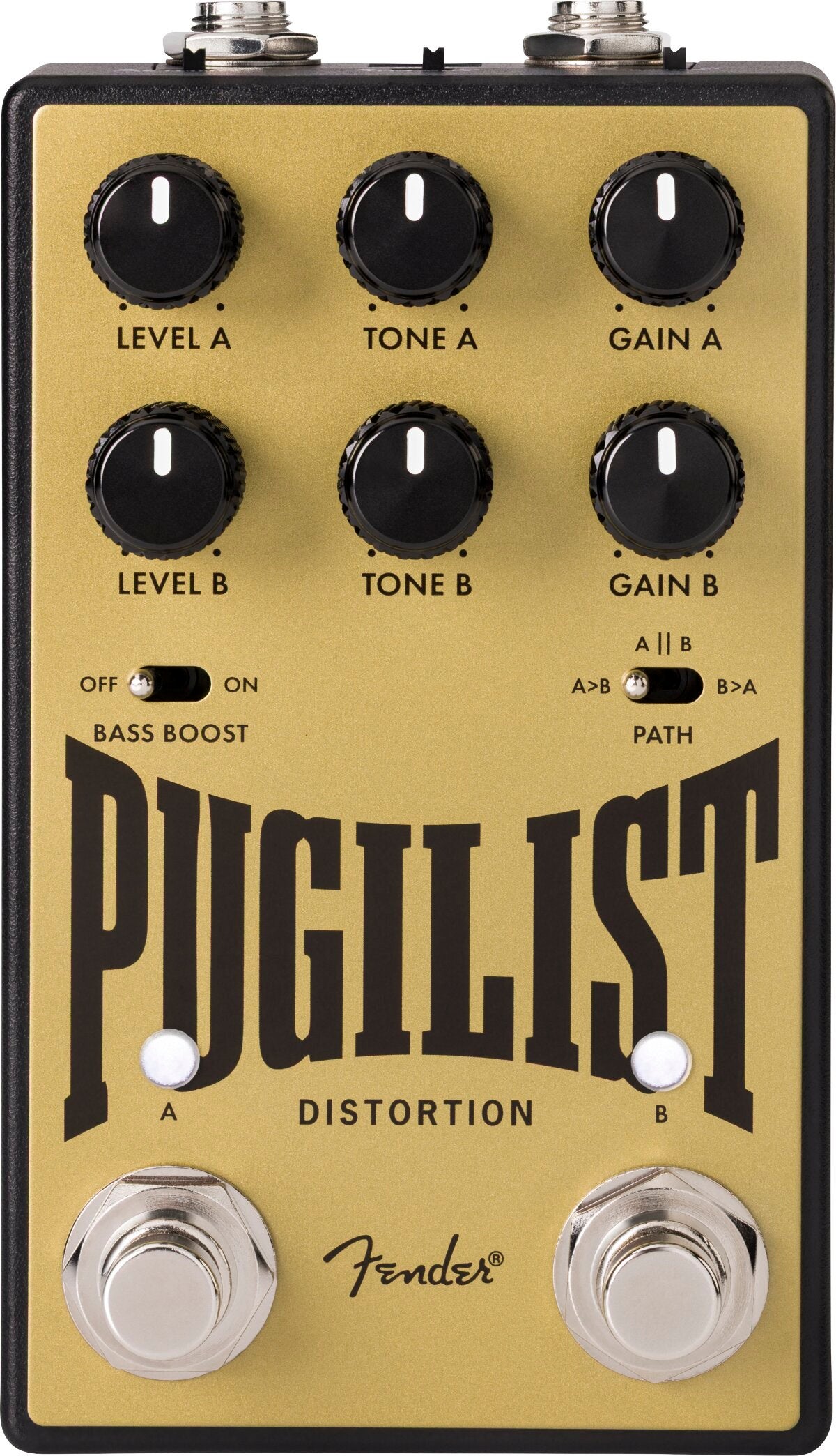 【新製品】［1つの筐体に2基の独立したディストーションエンジンを搭載］ Fender / Pugilist Distortion V2 フェンダー ディストーション【新宿店】｜イシバシ楽器 17Shops