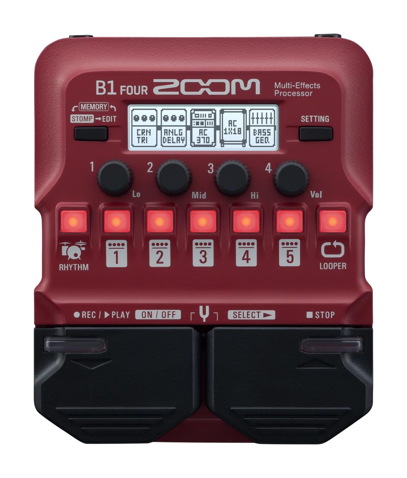 最大65%OFFクーポン ZOOM B1 FOUR ズーム マルチエフェクツ プロセッサー www.numberz.co