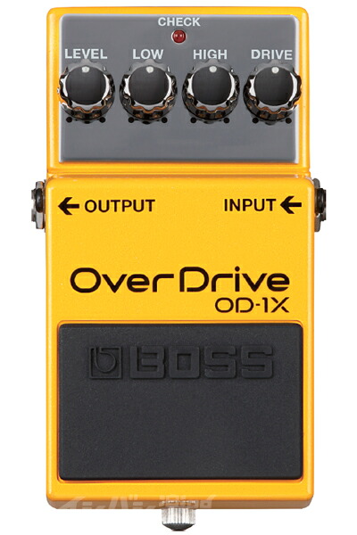 □BOSS OD-1 OVER DRIVE オーバードライブ 銀ネジ NEC C4558C made in
