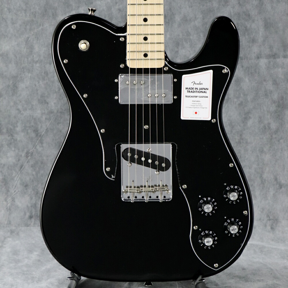 Fender / Made in Japan Traditional 70s Telecaster Custom Maple Fingerboard Black フェンダー【池袋店】【YRK】