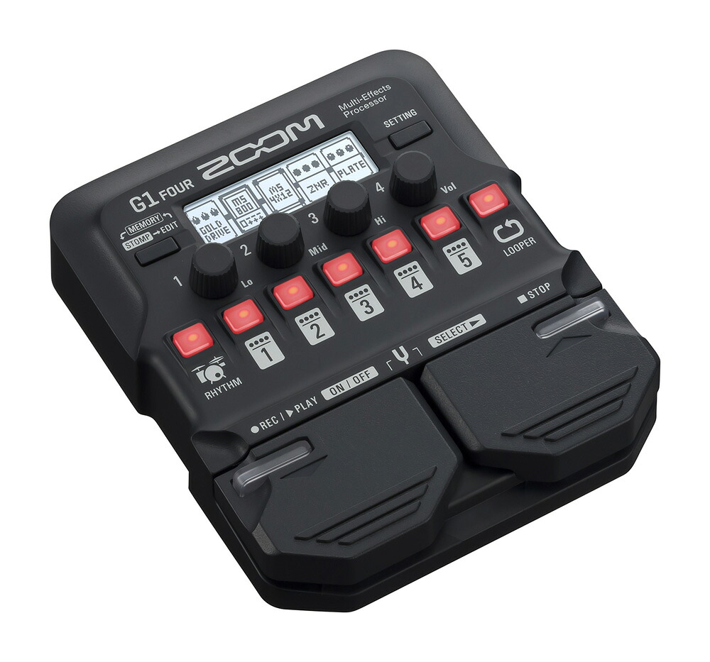 ZOOM / G1 FOUR Guitar Multi-Effects Processor 電池駆動可能 リズム/ルーパー機能搭載 マルチエフェクター ズーム 【横浜店】｜イシバシ楽器 17Shops