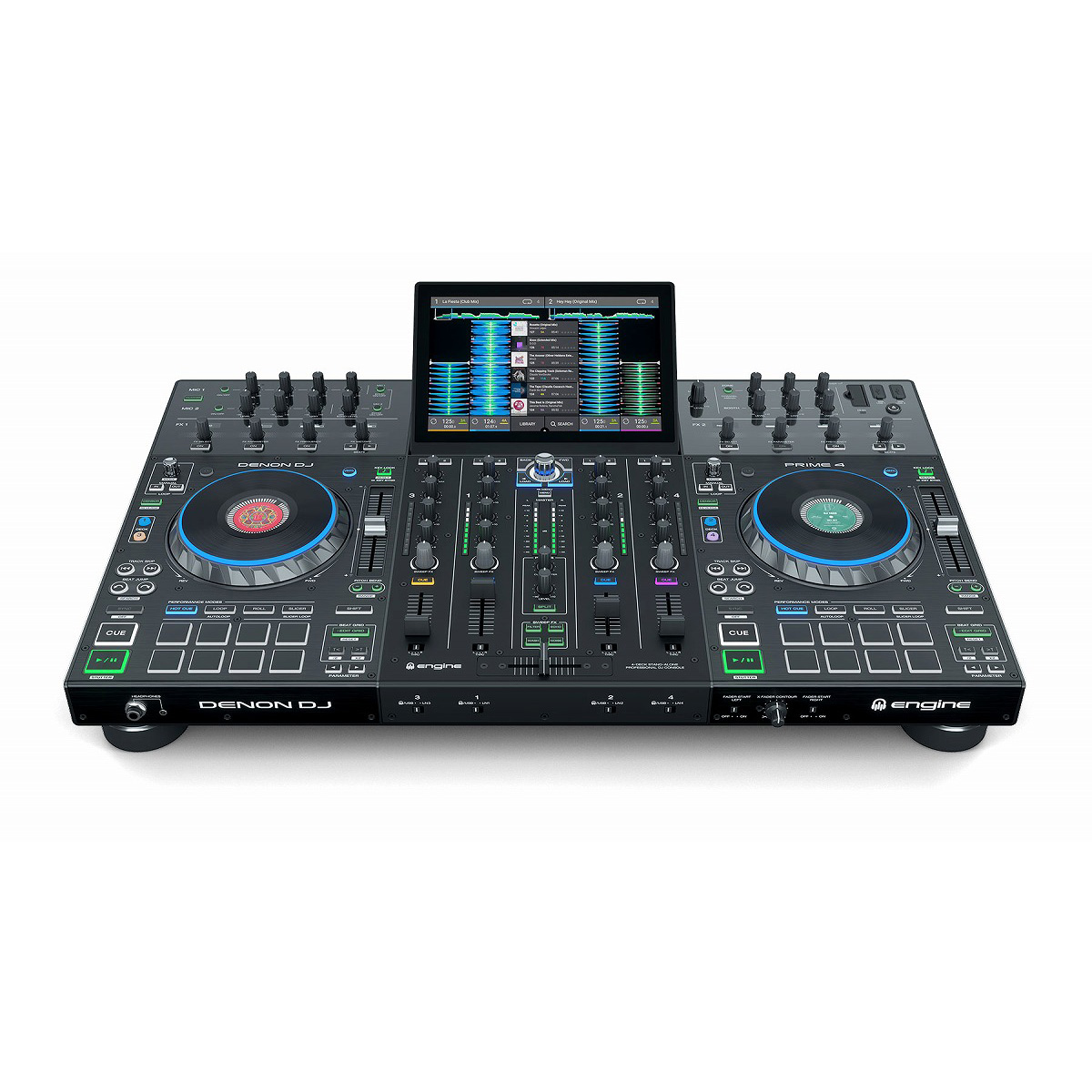 楽天市場 Denon Dj Prime 4 4チャンネルスタンドアローンdjシステム Scratch音ネタ入りusbメモリーサービス お取り寄せ商品 渋谷店 イシバシ楽器 17shops