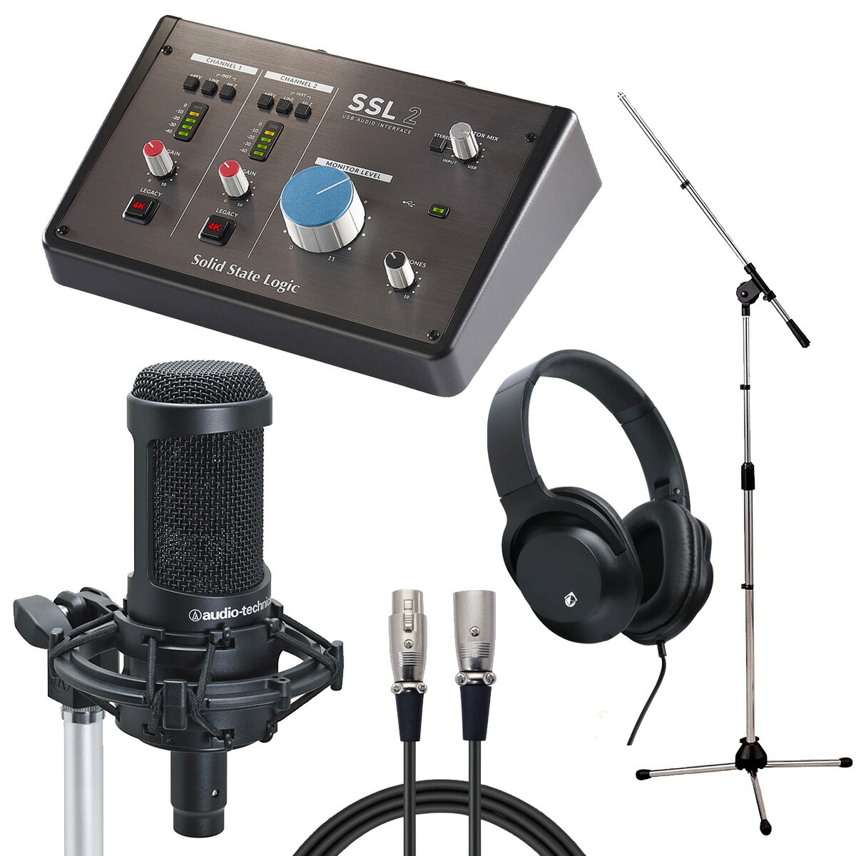 店内全品ﾎﾟｲﾝﾄ2倍!! Arturia MiniFuse WH × audio-technica AT2050  (レコーディングセット)(御茶ノ水本店) 通販