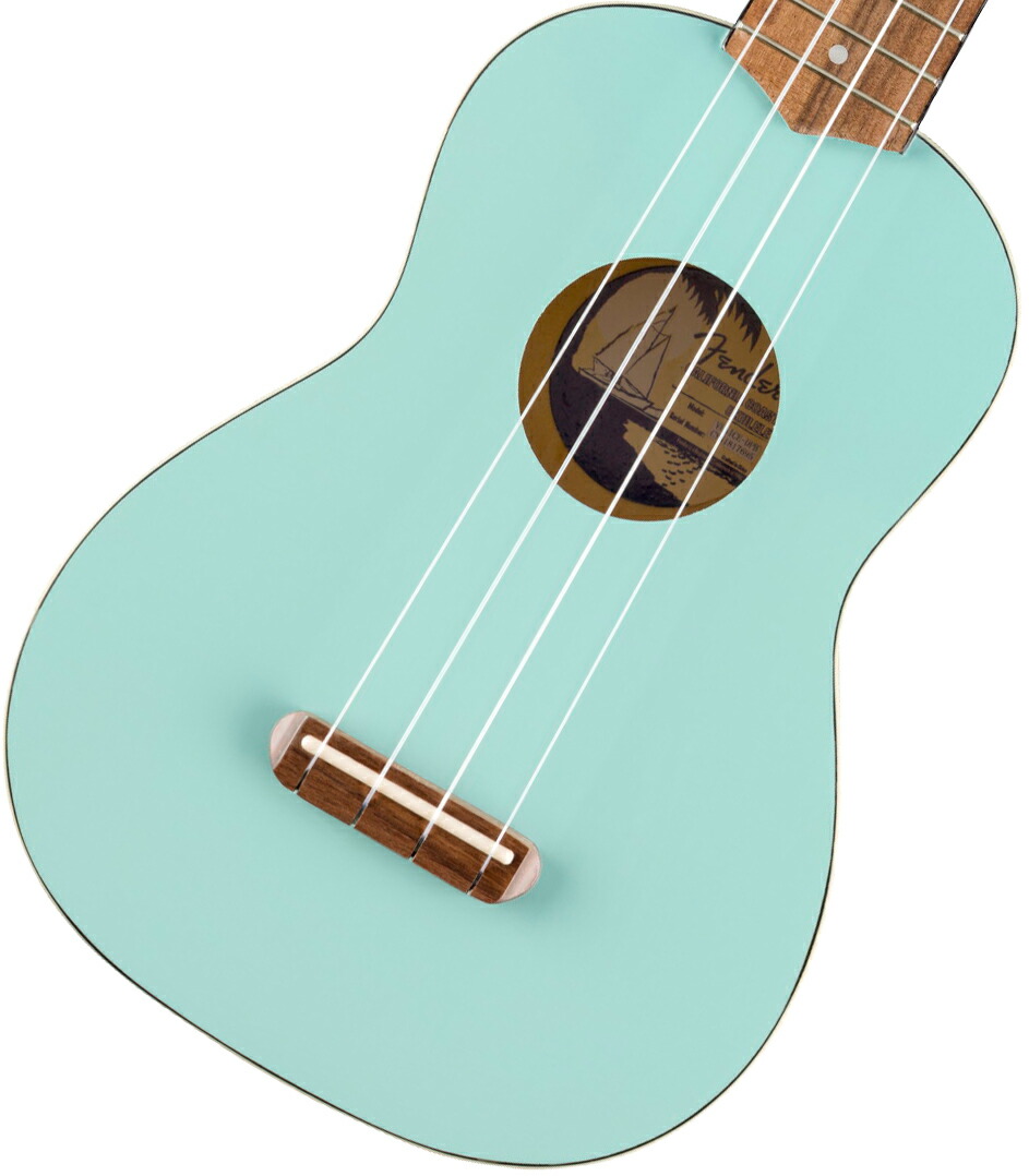 Fender Venice Soprano Uke Walnut Fingerboard Daphne Blue 泥除け ソプラノウクレレ Pasadenasportsnow Com