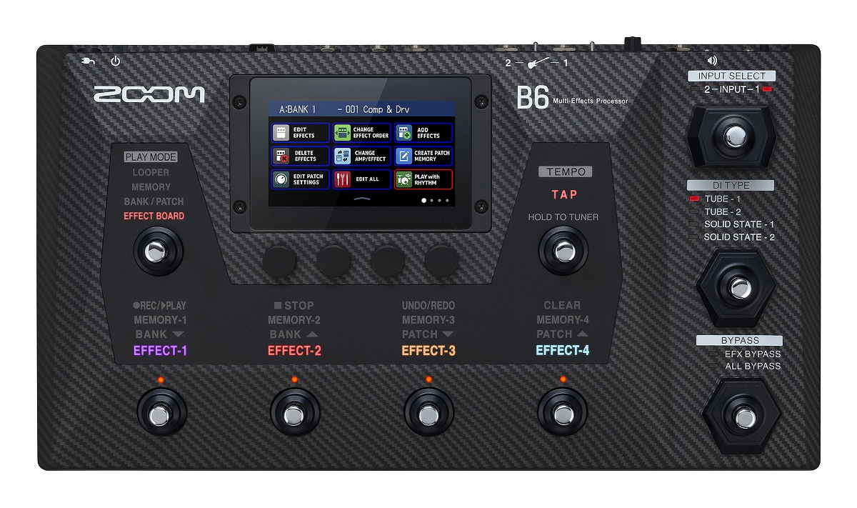 楽天市場】ZOOM / MS-60B+ MultiStomp Bass Pedal ベース用 マルチ 