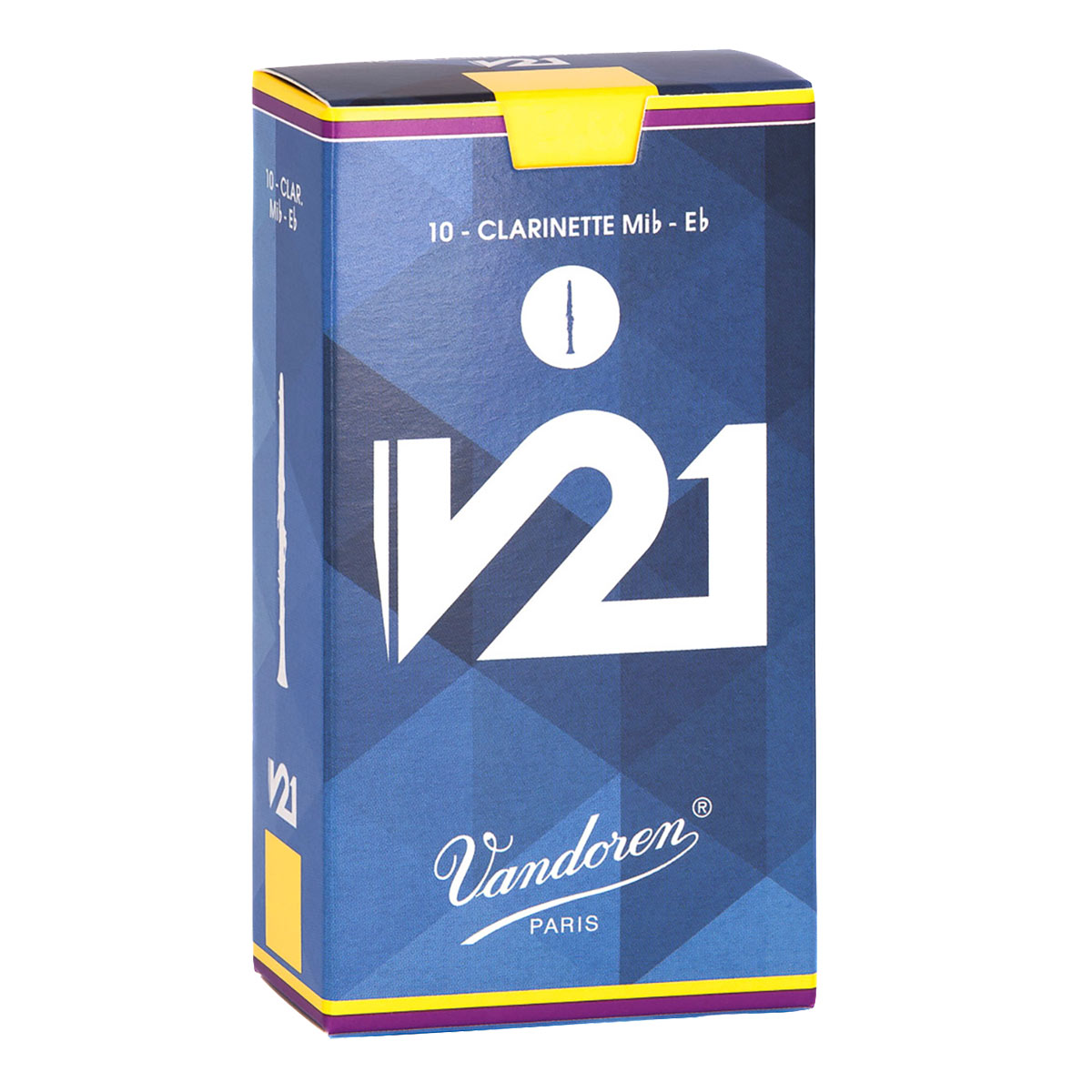 Vandoren / E♭クラリネット (エスクラ) リード V21 10枚入 2 1/2 (ノナカ正規品)【お取り寄せ商品】