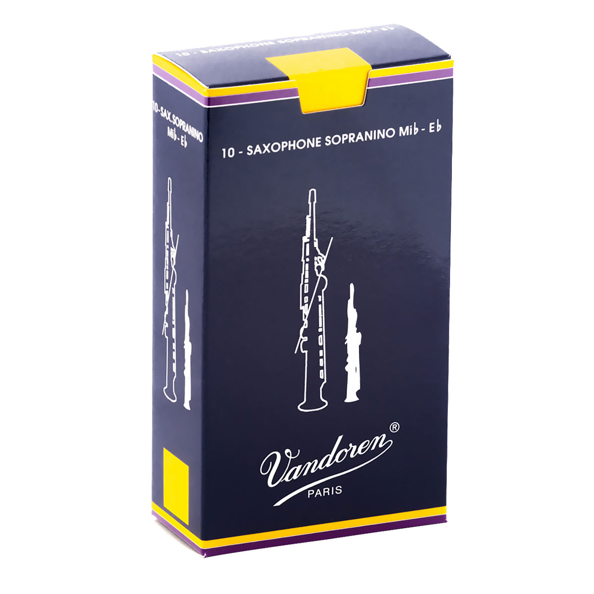 Vandoren / ソプラニーノサックス リード 青箱 10枚入 トラディショナル バンドレン 2 (ノナカ正規品)【お取り寄せ商品】