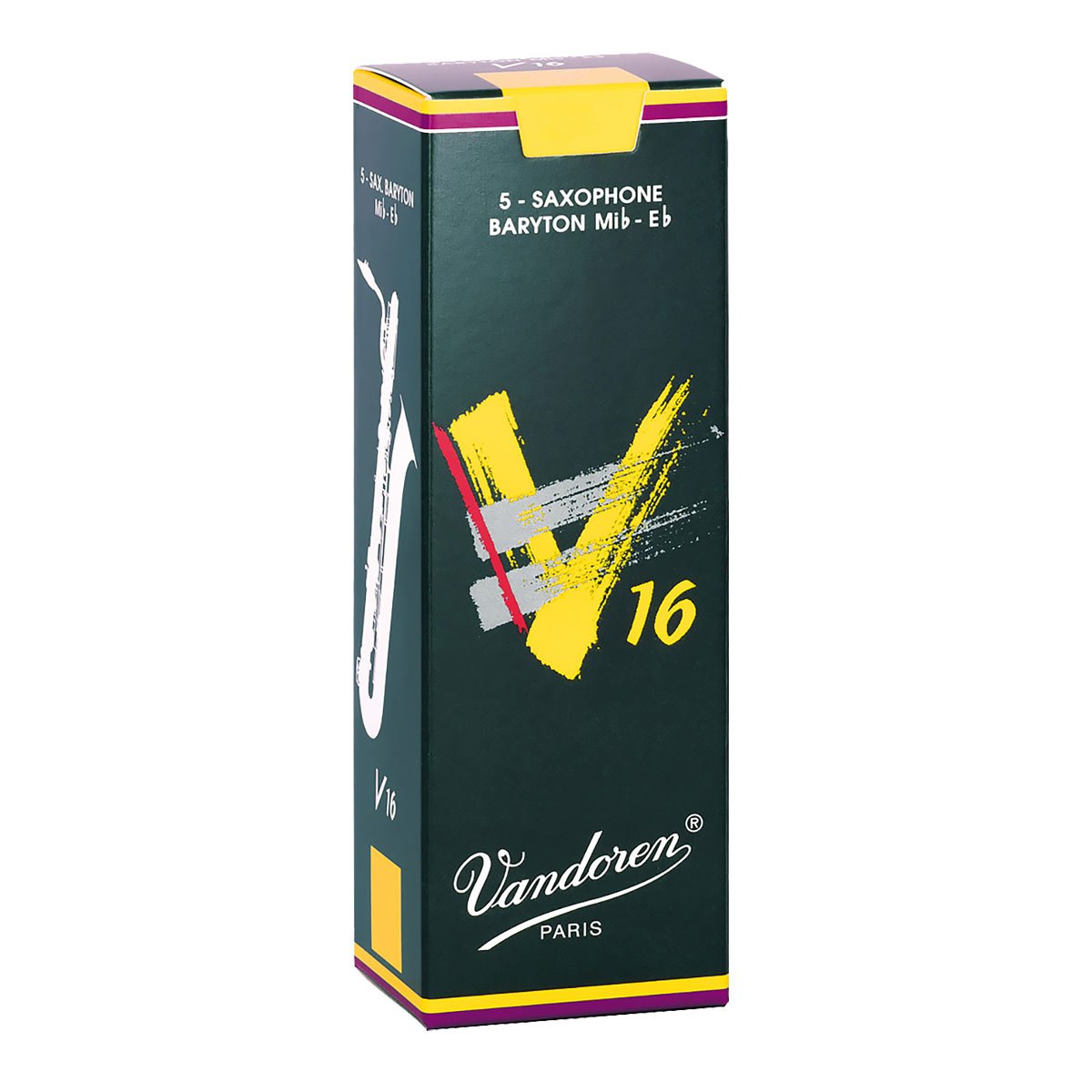 Vandoren / バリトンサックス リード V16 バンドレン 5枚入 2 (ノナカ正規品)【お取り寄せ商品】
