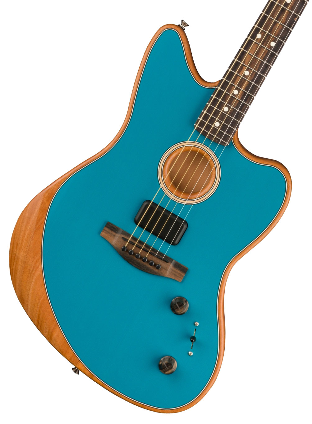 《WEBSHOPクリアランスセール》Fender / American Acoustasonic JAZZMASTER Ocean Turquoise フェンダー アコースタソニック ジャズマスター【PNG】