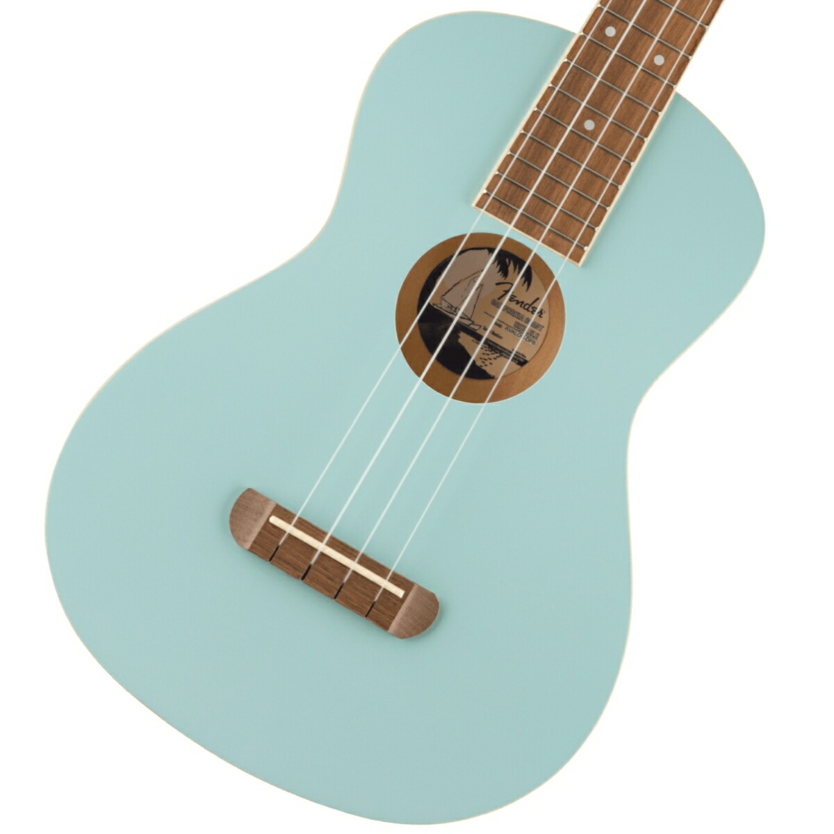 Fender Avalon Blue Daphne Fingerboard Tenor Ukulele Walnut Yrk テナーウクレレ フェンダー お洒落 Tenor