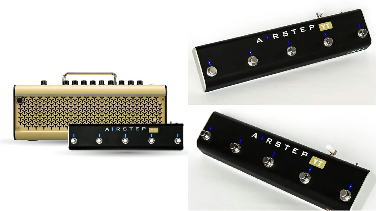 XSONIC / AIRSTEP YT Edition THR-II Amp Wireless Footswitch THRシリーズ専用フットスイッチ 【国内正規品】【PNG】