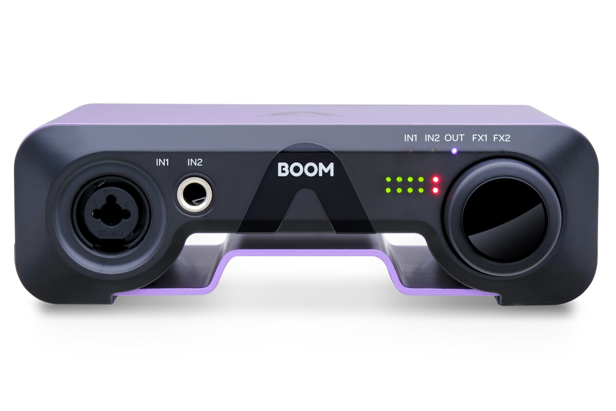 Apogee アポジー / BOOM (1年延長保証付き) DSP FX搭載 2x2 USB Type-Cオーディ オ・インターフェイス【PNG】【お取り寄せ商品】