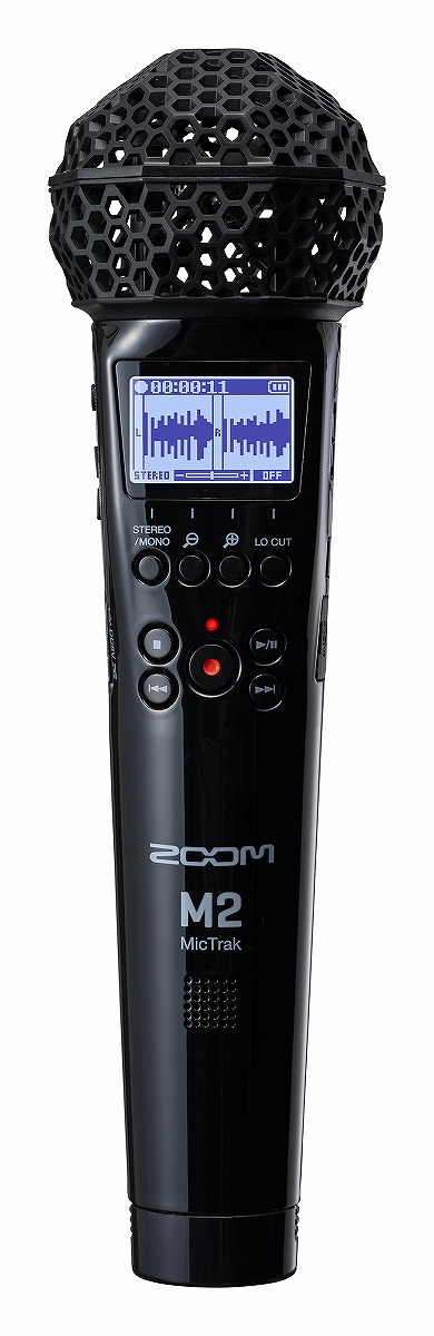 ZOOM M2 ハンドヘルドマイク型2 トラックレコーダー Amazon | ZOOM ズーム M2 ハンドヘルドマイク型2トラック