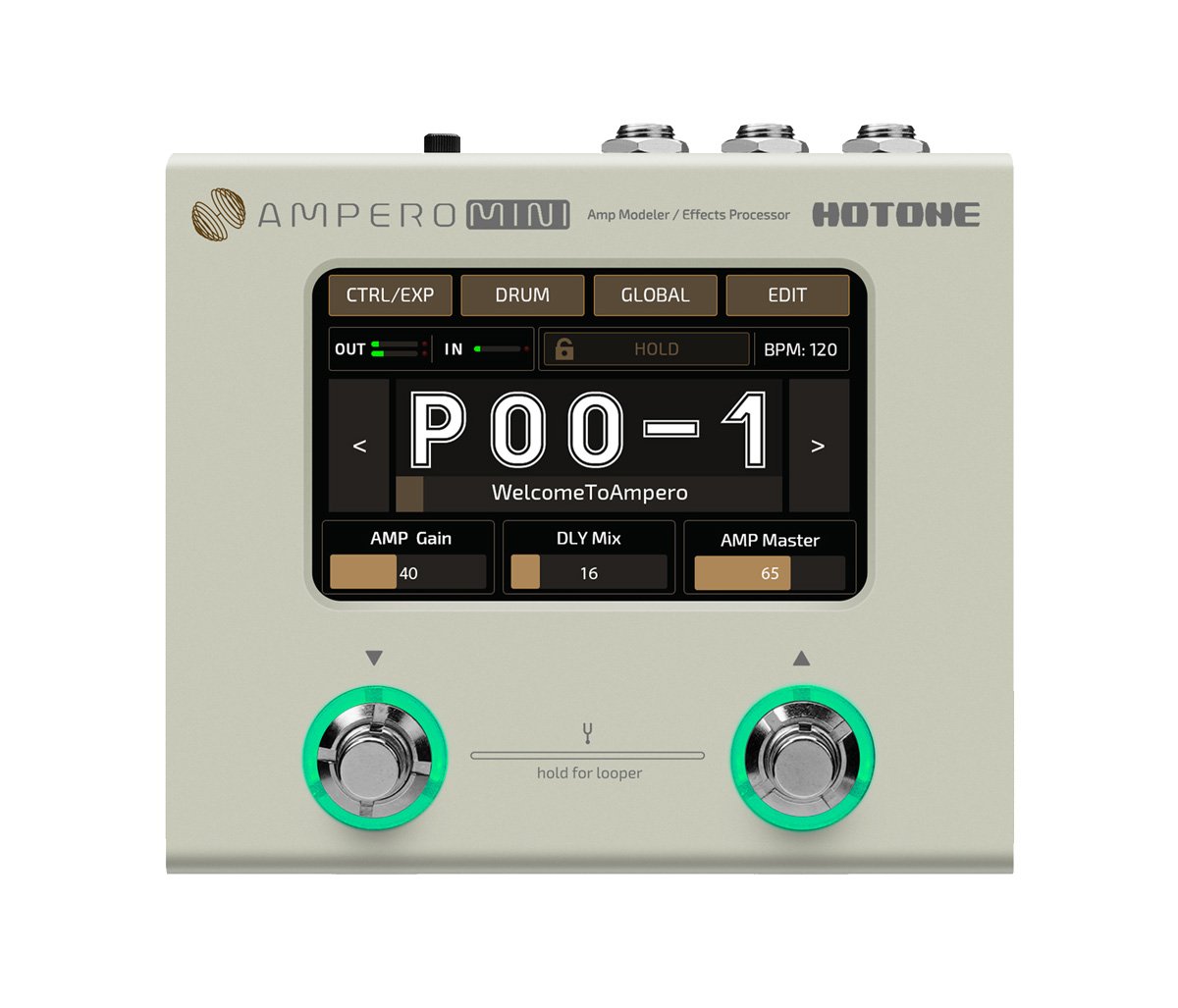 【レアカラー】HOTONE AMPERO MINI　パープル　 アンプモデラー HOTONE | AMPERO Mini | マルチ・エフェクター | 製品情報
