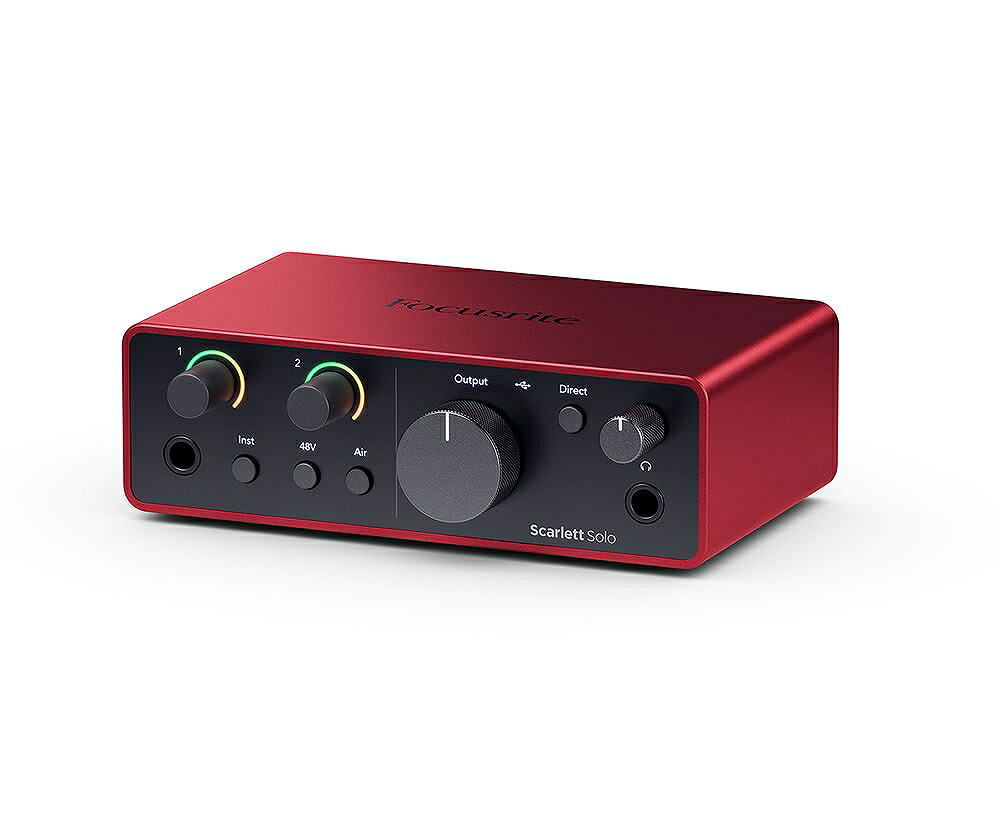 楽天市場】FOCUSRITE SCARLETT SOLO GEN4 フォーカスライト