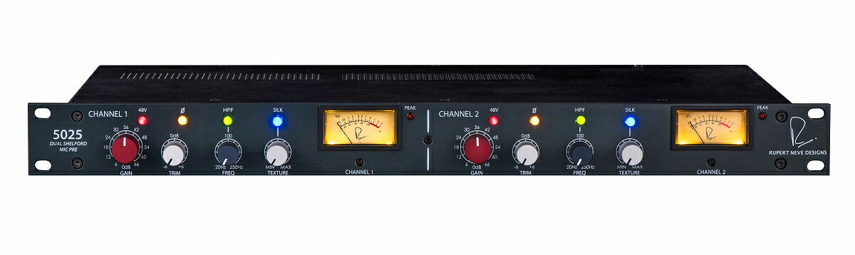 Rupert Neve Designs / 5025 Dual Shelford Mic Pre 2チャンネル・マイクプリアンプ【お取り寄せ商品】【PNG】