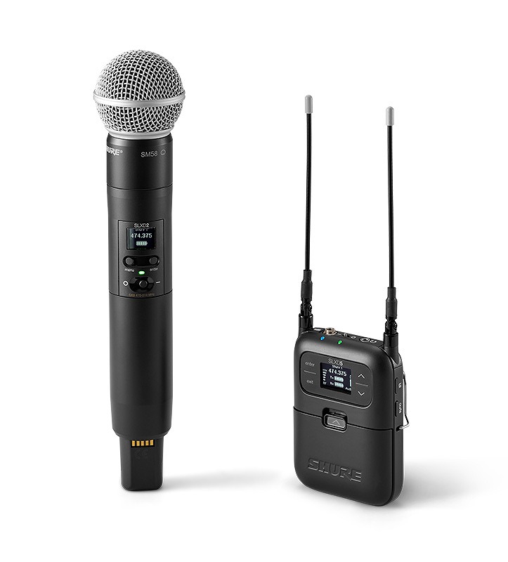 Shure / SLXD25/SM58-JB SLXD2/SM58ハンドヘルド型送信機 SLXD5 シングルチャンネル・ポータブル・デジタルワイヤレス受信機【お取り寄せ商品】【PNG】