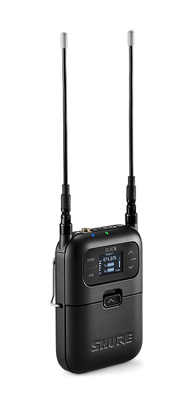 Shure / SLXD5 シングルチャンネル・ポータブル・デジタルワイヤレス受信機【お取り寄せ商品】【PNG】