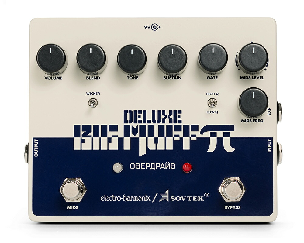 electro-harmonix / Sovtek Deluxe Big Muff Pi Distortion/Sustainer ビッグマフ ディストーション ファズ【国内正規品】｜イシバシ楽器　ＷＥＢ　ＳＨＯＰ