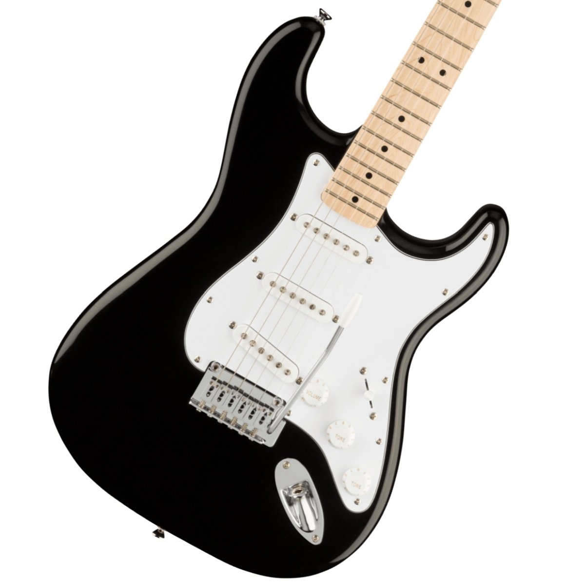 Squier by Fender / Affinity Series Stratocaster Maple Fingerboard White Pickguard Black【YRK】