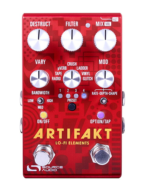 Source Audio / SA280 ARTIFAKT Lo-fi Elements Lo-Fi サウンド【国内正規品】
