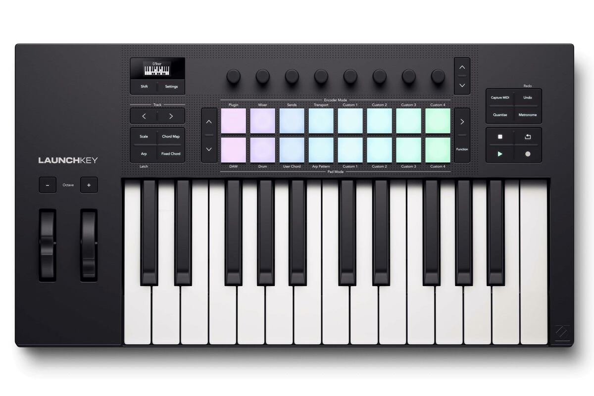 Novation ノベーション / Launchkey 25 MK4 25鍵フルサイズ・シンセアクション鍵盤【PNG】