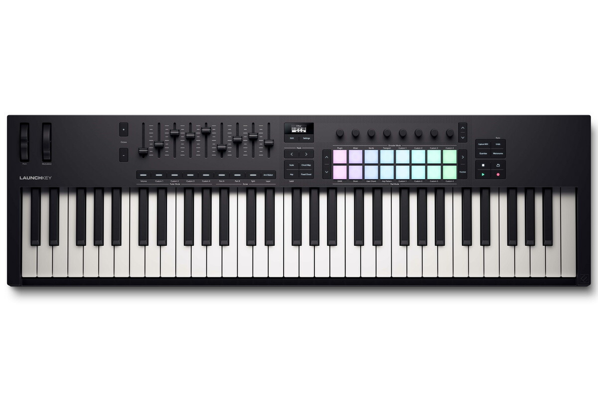 Novation ノベーション / Launchkey 61 MK4 61鍵フルサイズ・セミウェイテッド・ウォーターフォール鍵盤【PNG】