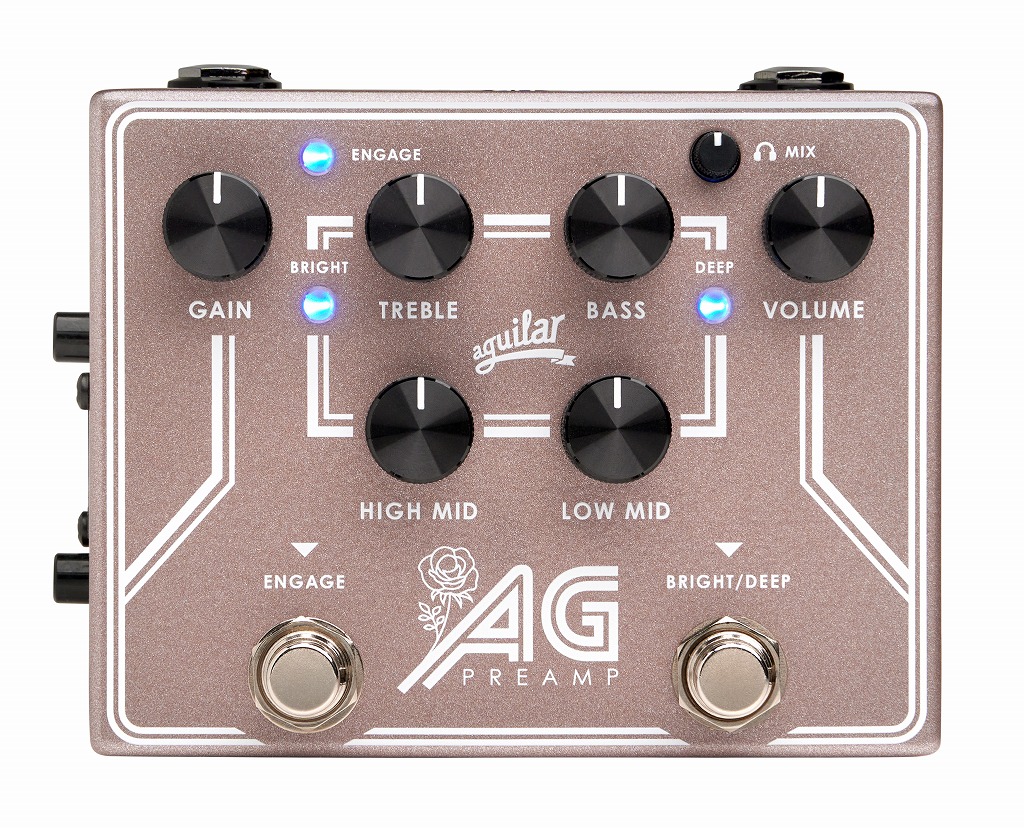 《セール品》aguilar / AG Preamp Breast Cancer Awareness Edition ベース用 プリアンプ DI アギュラー 【数量限定モデル】【PNG】