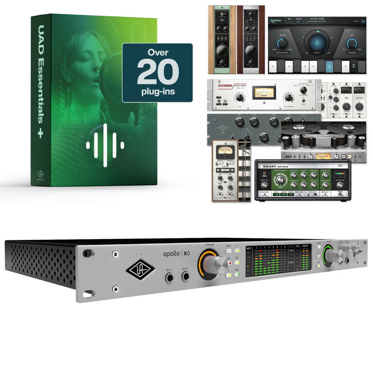 楽天市場】UNIVERSAL AUDIO Apollo x4 Gen 2 Essentials+ Edition