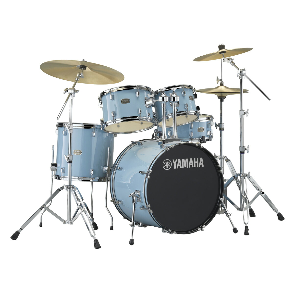 YAMAHA / RDP0F5STD GPUグロスペールブルー ライディーン ドラムセット ジルジャンシンバル付きフルセット 20BD コンパクトサイズ【お取り寄せ商品】【PNG】｜イシバシ楽器　ＷＥＢ　ＳＨＯＰ