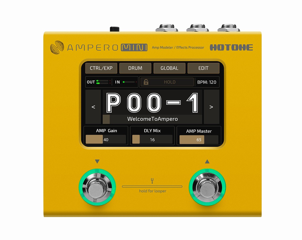 楽天市場】HOTONE AMPERO Mini 新品 アンプモデラー＆エフェクター