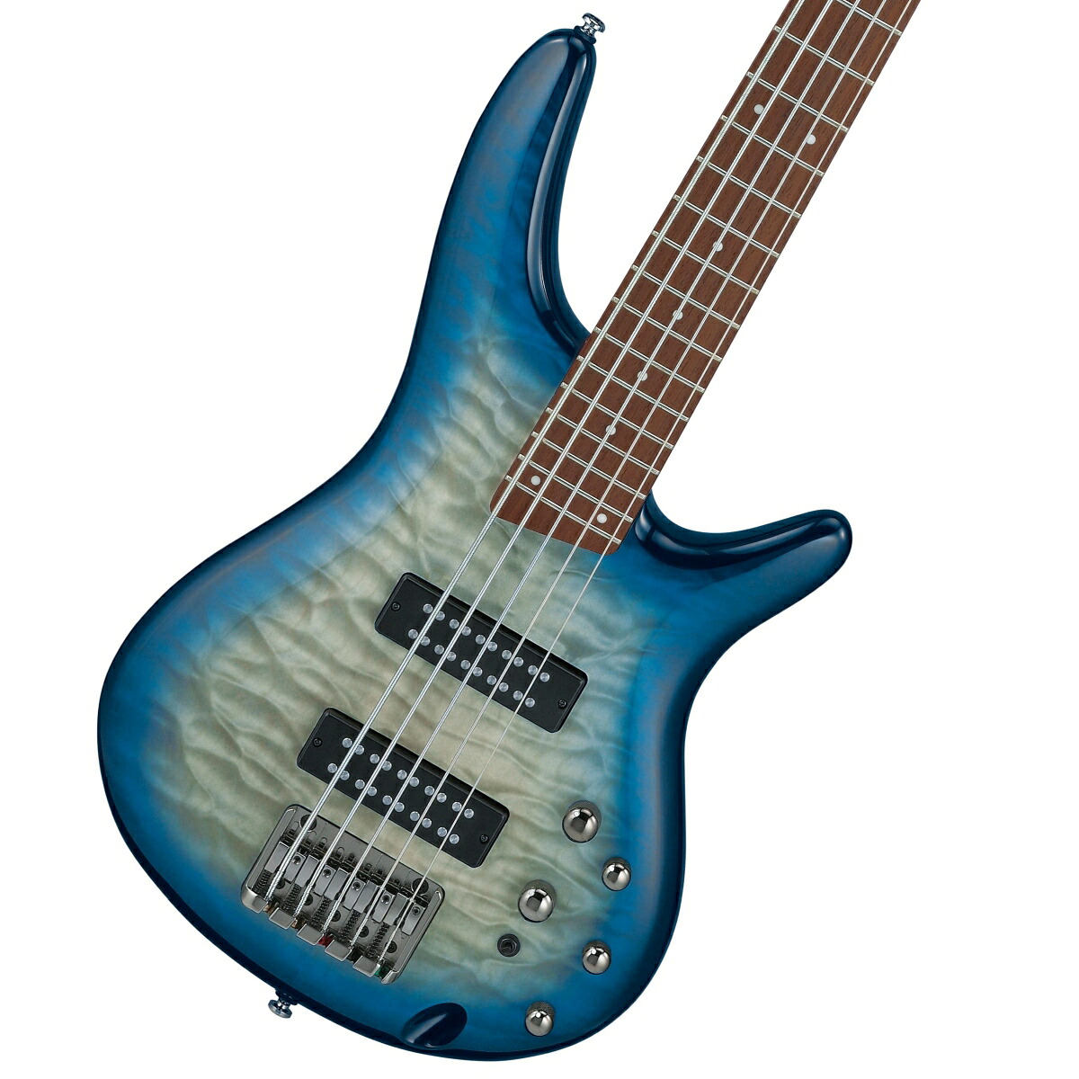 《WEBSHOPクリアランスセール》Ibanez / SR405EQM-SCB (Stained Cosmic Blue Starburst) アイバニーズ [5弦ベース]【PNG】