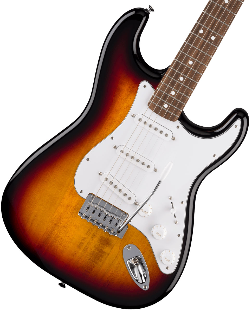 《WEBSHOPクリアランスセール》Fender / Standard Stratocaster Laurel Fingerboard White Pickguard 3-Color Sunburst フェンダー【PNG】
