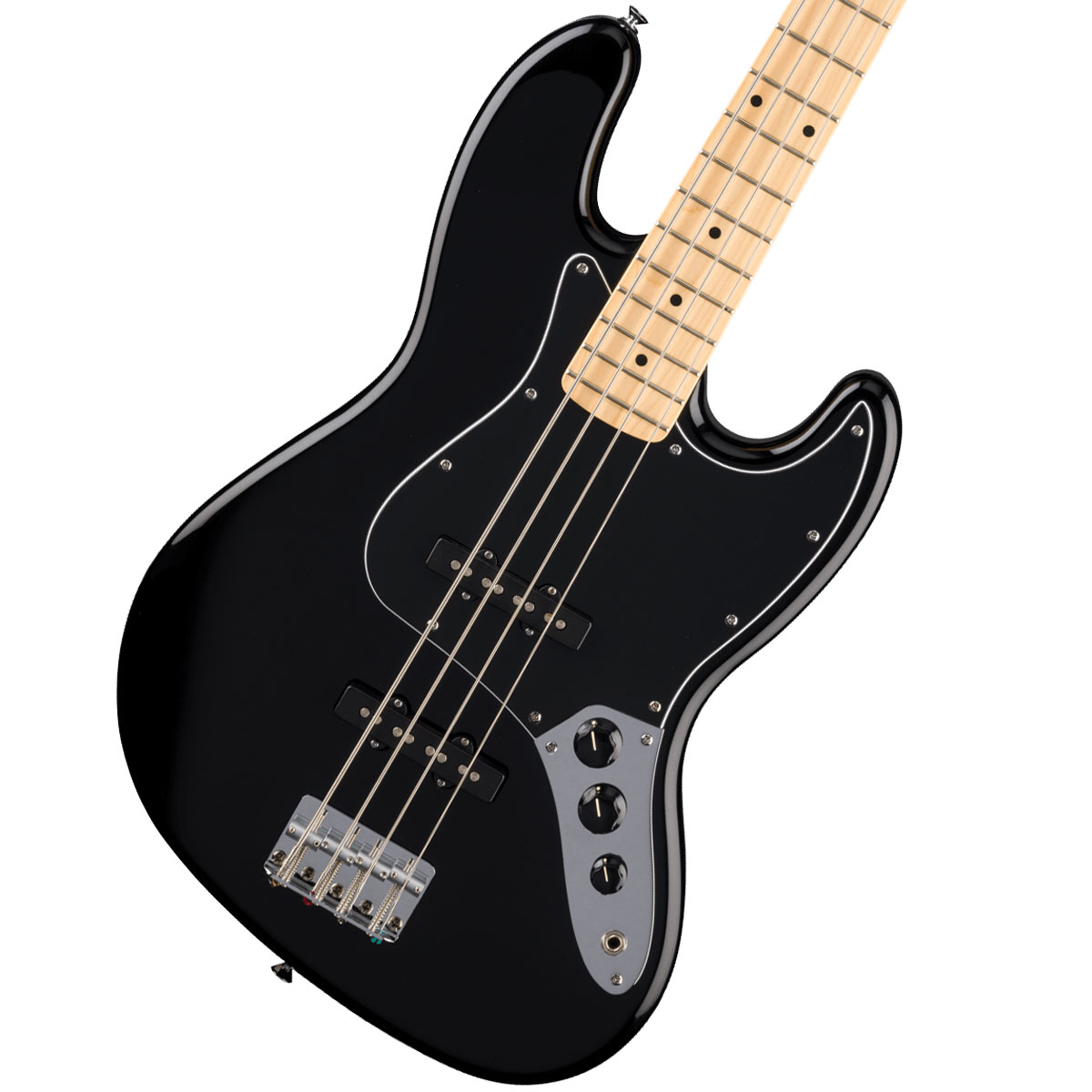 Fender / Standard Jazz Bass Maple Fingerboard Black Pickguard Black フェンダー【YRK】｜イシバシ楽器　ＷＥＢ　ＳＨＯＰ