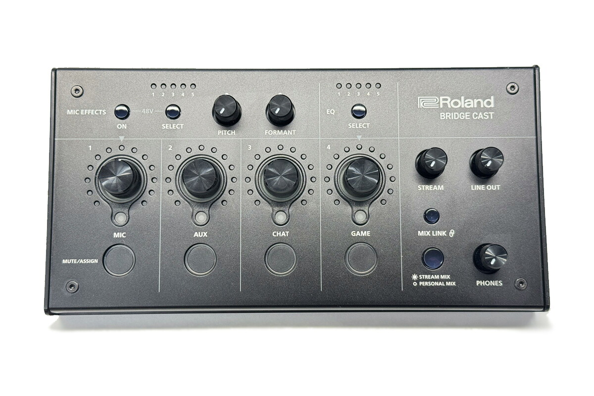 【中古】Roland ローランド / BRIDGE CAST ゲーミング・ミキサー【デモ使用アウトレット品】【PNG】