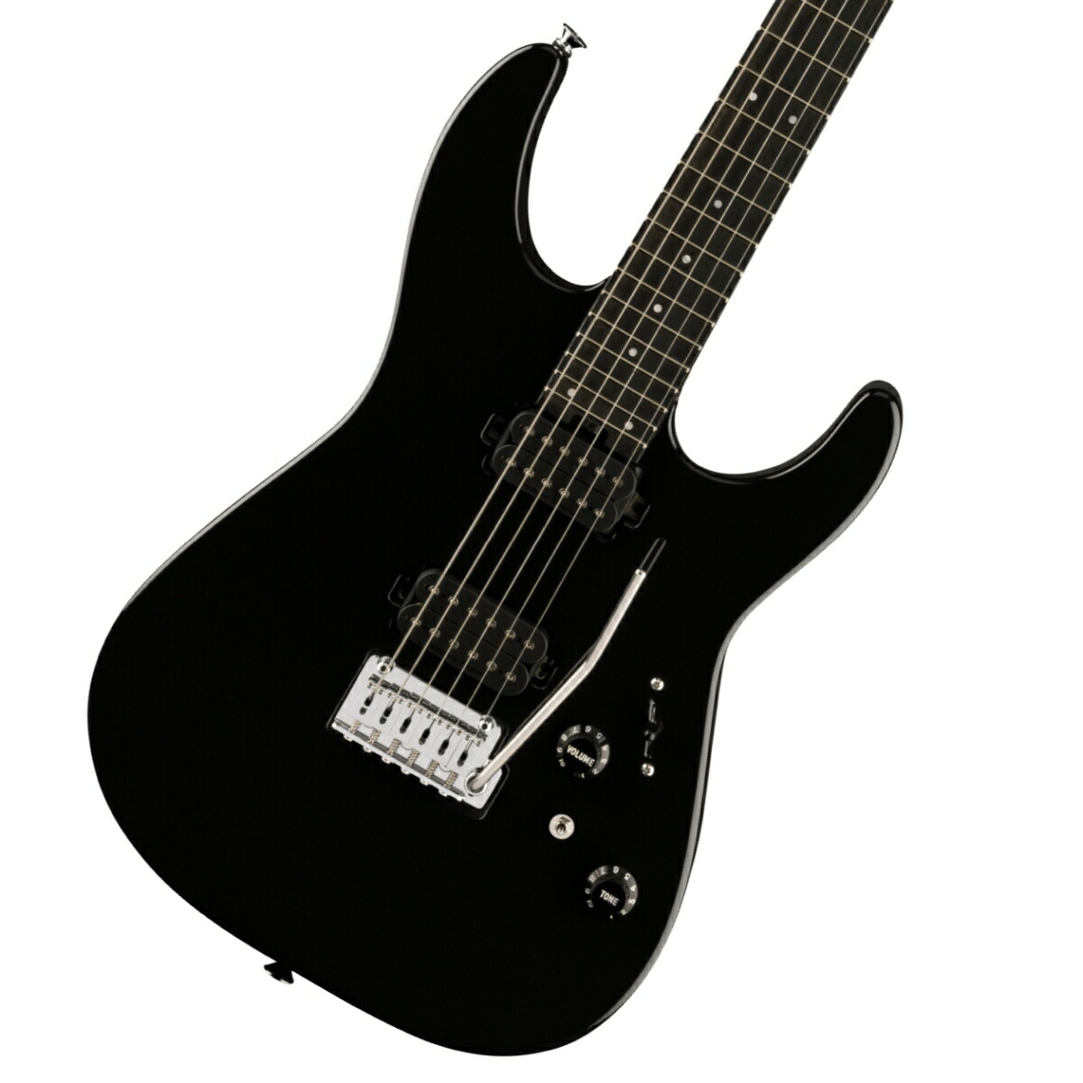 Charvel ブラックエレキギター6弦 Charvel ブラックエレキギター6弦 - メルカリ