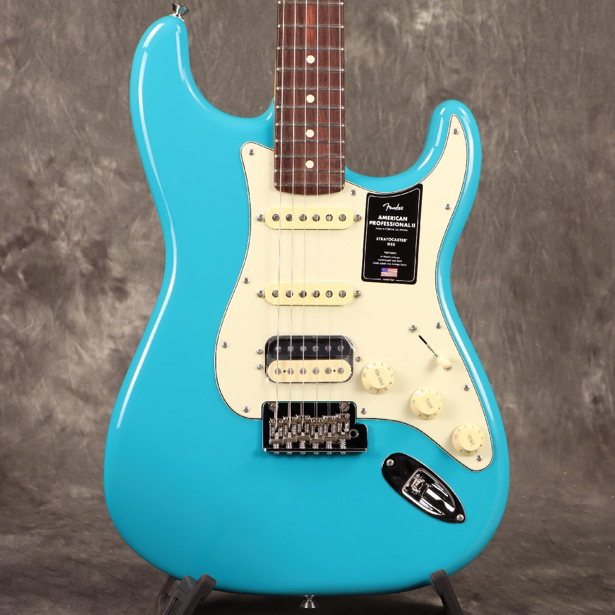 Fender / American Professional II Stratocaster HSS Miami Blue【3.68kg】[S/N US23047954]《FENDER最新ストロボチューナープレゼント!》【YRK】
