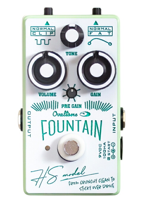 Ovaltone / FOUNTAIN HS-model ファウンテン エイチエスモデル オーヴァルトーン オーバードライブ 日本製 Made in Japan【PNG】｜イシバシ楽器　ＷＥＢ　ＳＨＯＰ