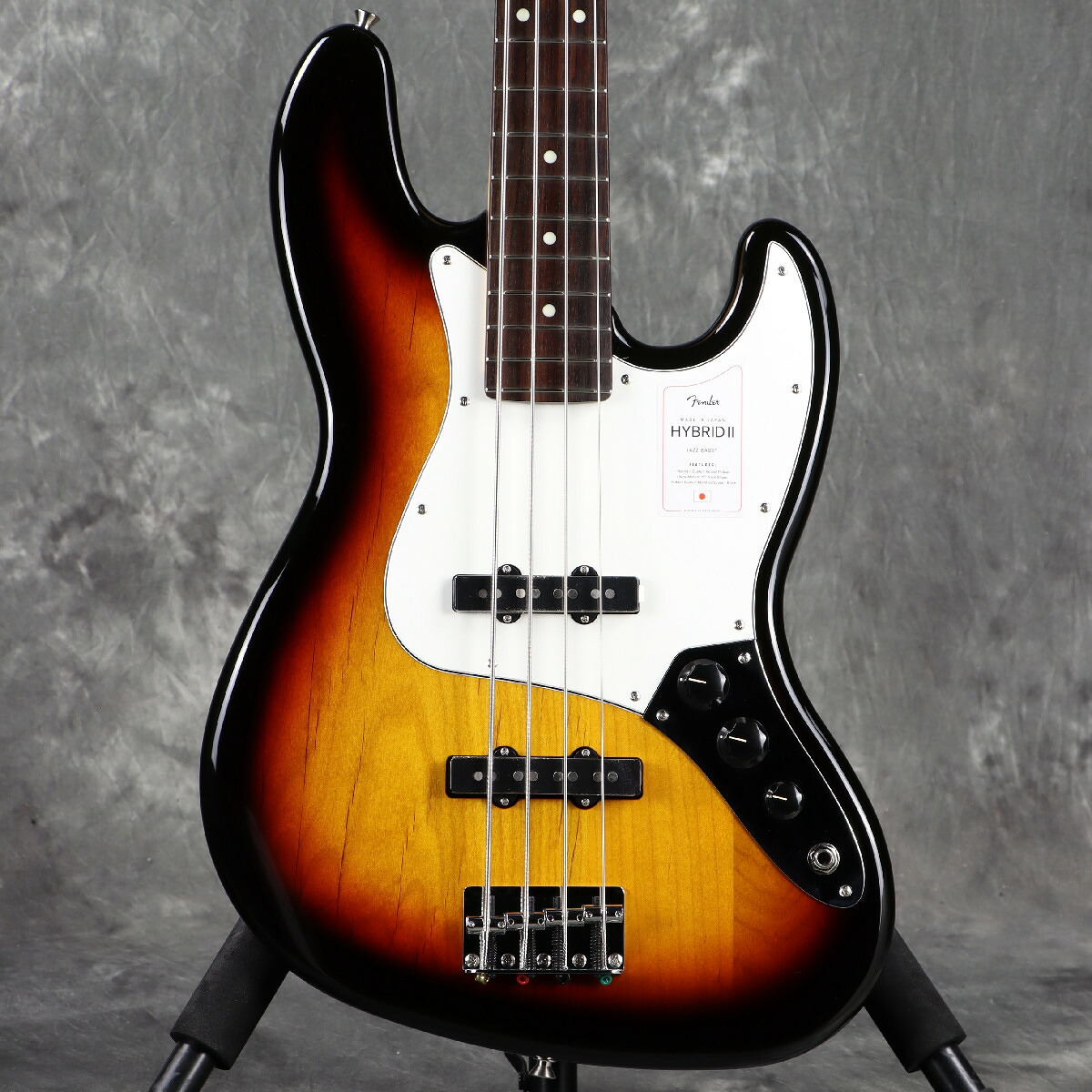 《WEBSHOPクリアランスセール》Fender / Made in Japan Hybrid II Jazz Bass Rosewood Fingerboard 3-Color Sunburst フェンダー【4.17kg】[S/N JD25018686]【PNG】