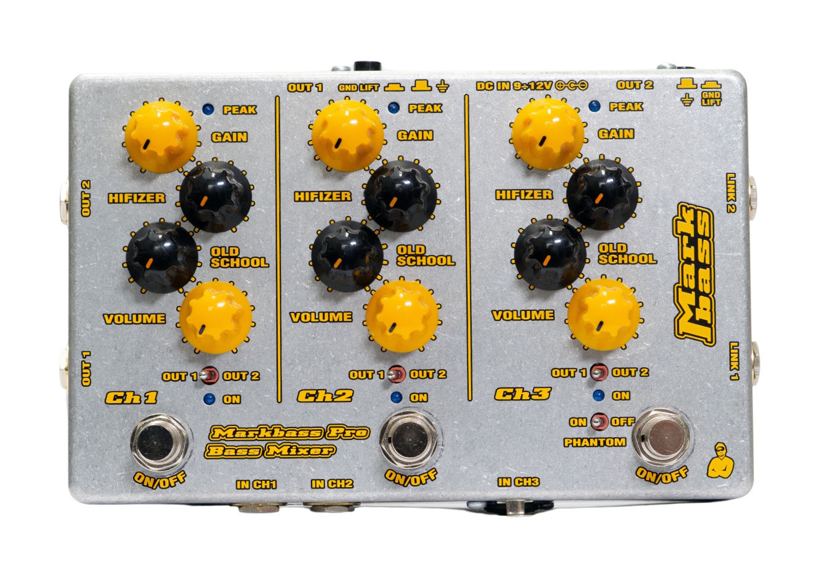 Markbass / MB PRO BASS MIXER MAK-PROBMIX 3チャンネルペダル型プロミキサー マークベース 【国内正規品】【YRK】【PTNB】