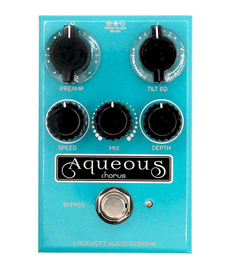 《購入特典有り》【新製品】 J. Rockett Audio Designs / Aqueous コーラス ジェイ・ロケット・オーディオ・デザインズ 【国内正規品】《Fenderギター/ベース用シールドケーブルプレゼント》｜イシバシ楽器　ＷＥＢ　ＳＨＯＰ