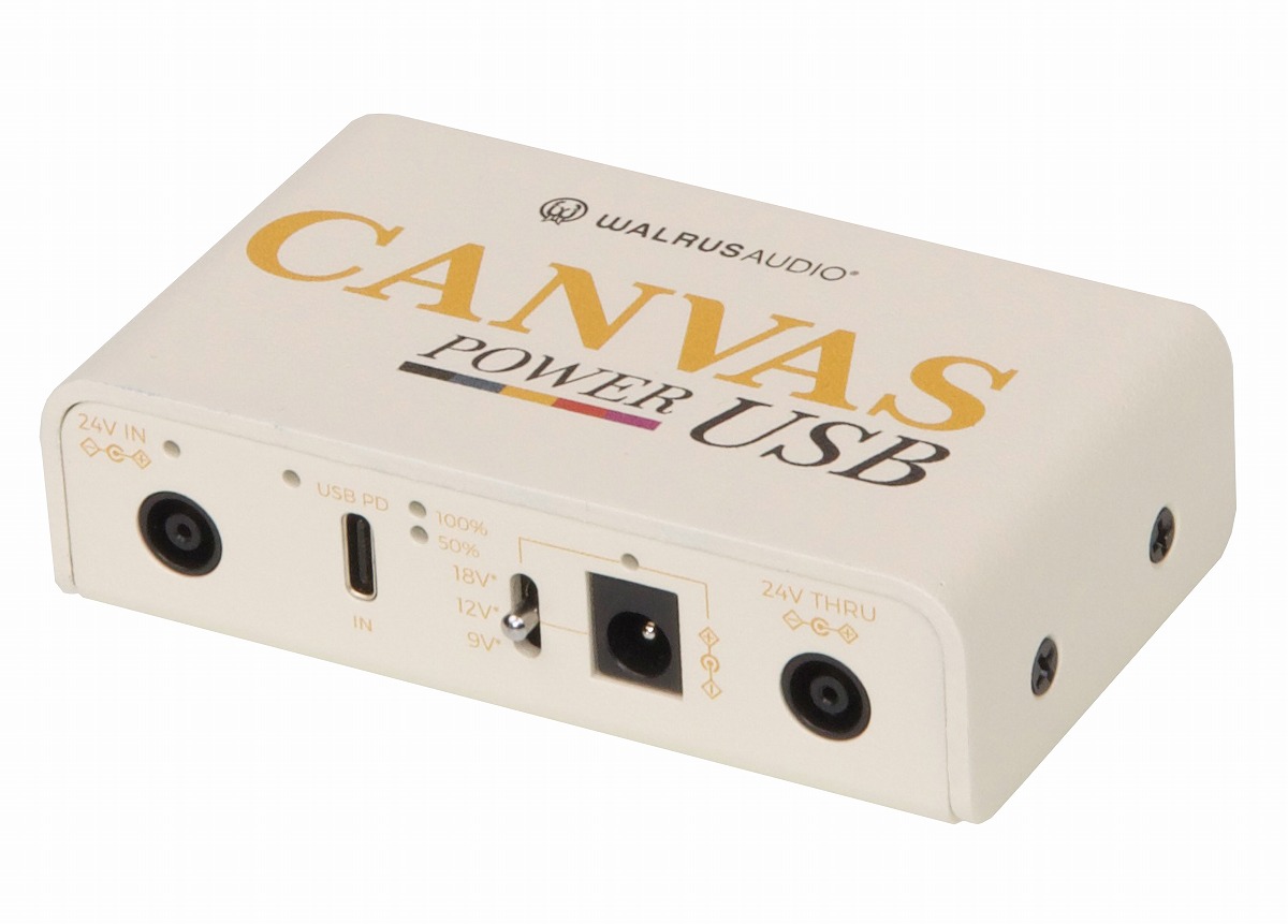 【数量限定リミテッド】Walrus Audio / Canvas Harvest Series Canvas Power USB WAL-CANV/PWRUSB HS USB PD対応【PNG】