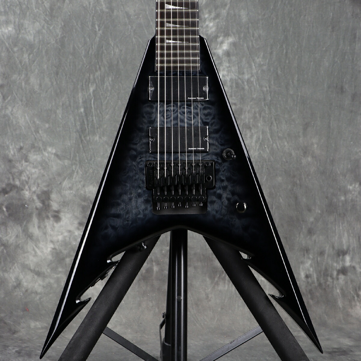 Jackson / Pro Series Signature Corey Beaulieu King V KV7Q Ebony Fingerboard Transparent Black ジャクソン [7弦ギター]【3.46kg】[S/N ISJ2503063]【YRK】