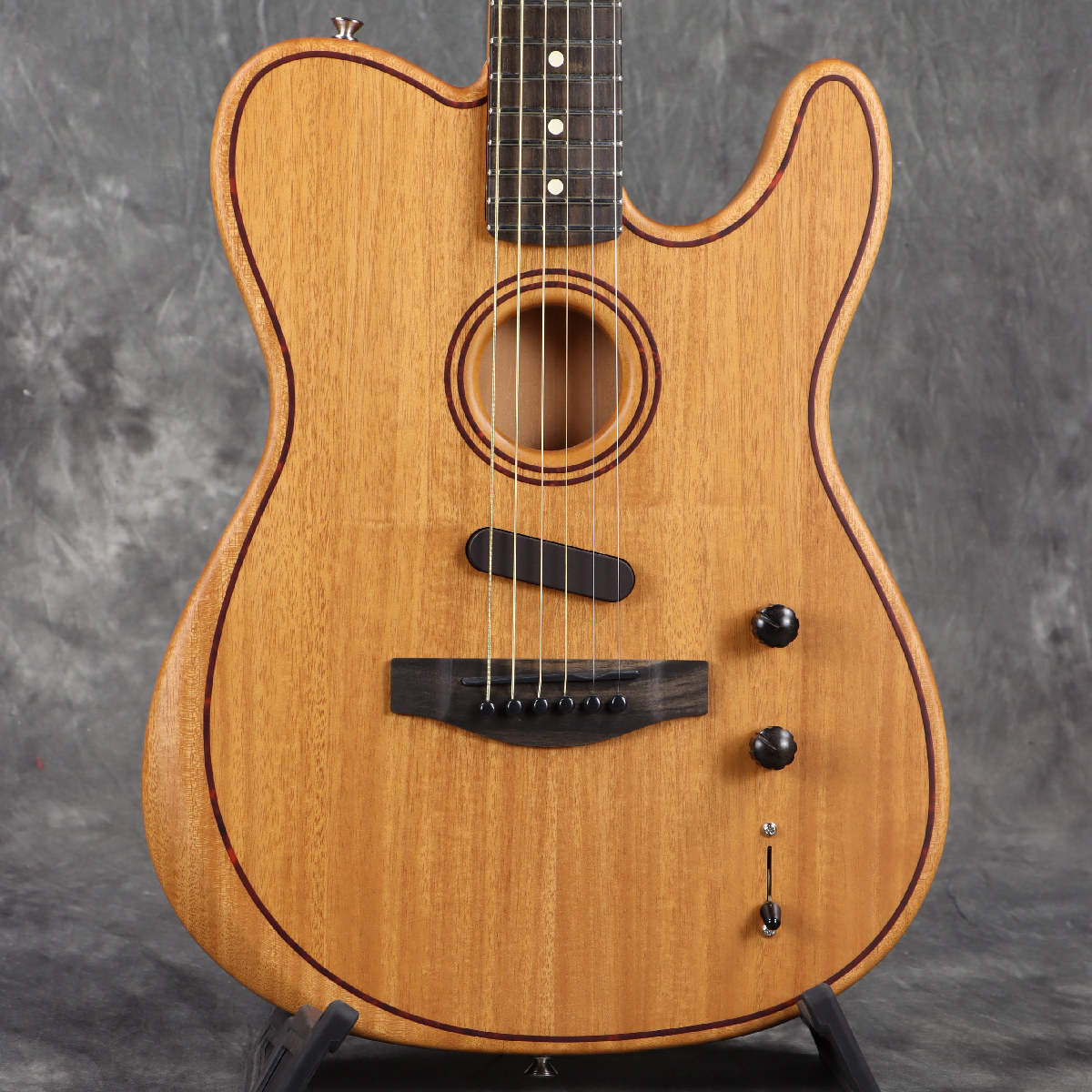 Fender / American Acoustasonic Telecaster All-Mahogany Ebony Fingerboard Natural フェンダー【2.33kg】[S/N US253110A]《FENDER最新ストロボチューナープレゼント!》【YRK】
