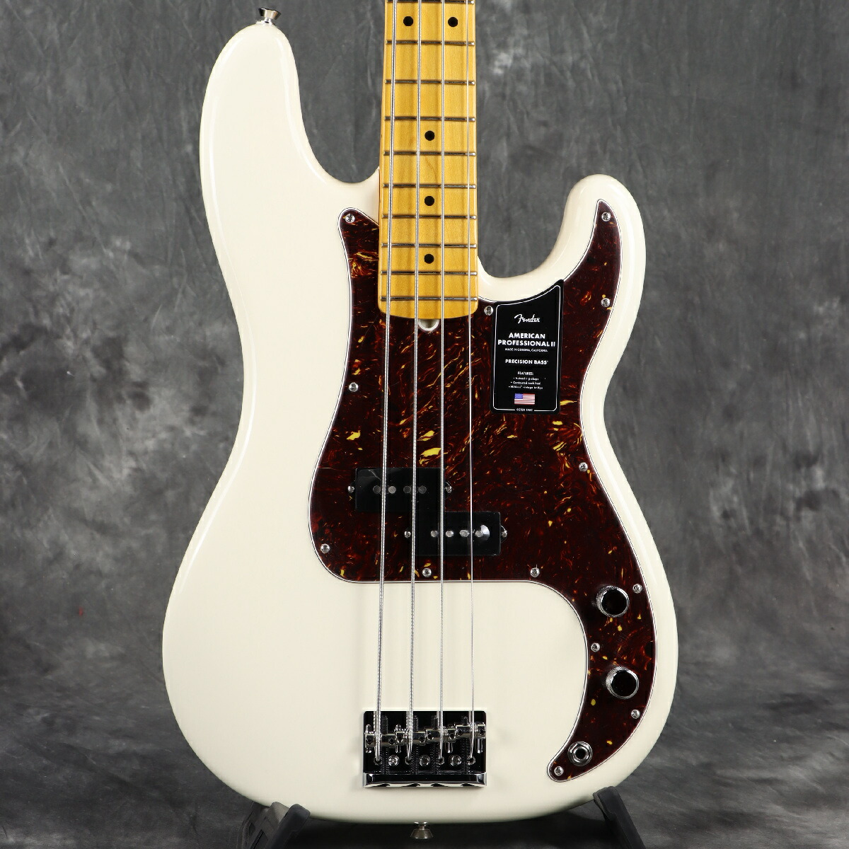 Fender / American Professional II Precision Bass Maple Fingerboard Olympic White フェンダー【3.91kg】[S/N US25102480]【YRK】