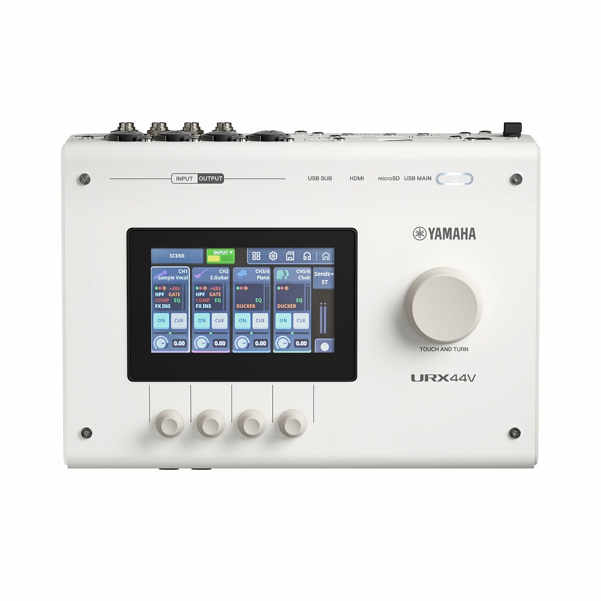YAMAHA ヤマハ / URX44V W Audio/Videoインターフェース【PNG】