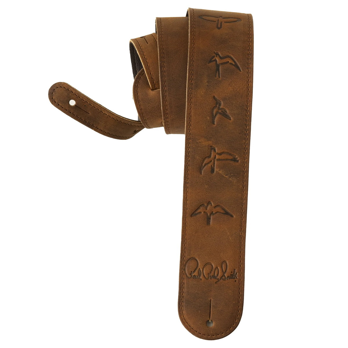 Paul Reed Smith (PRS) / Distressed Brown Leather Birds Strap ポール・リード・スミス【正規品】【PNG】
